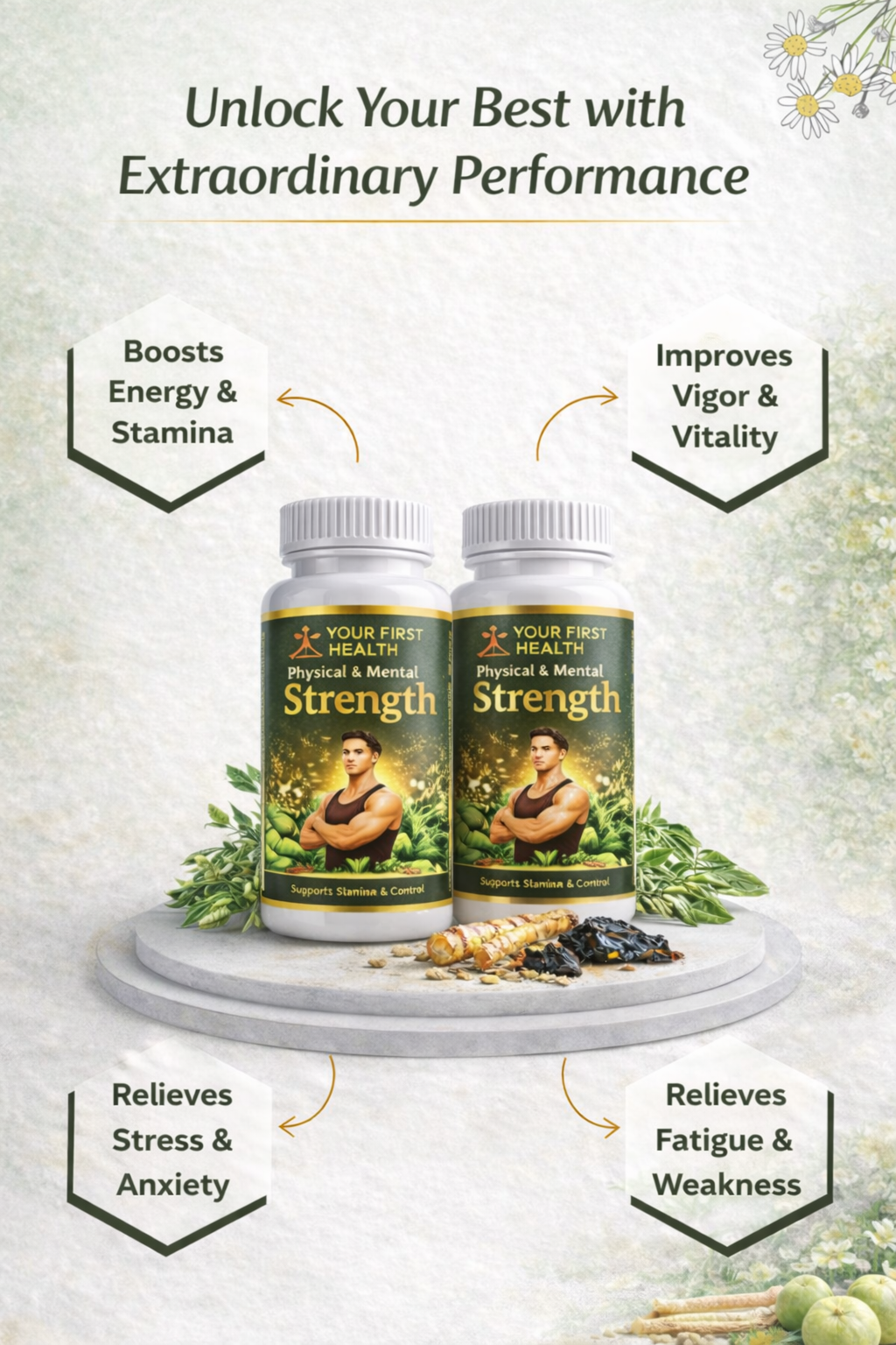 Health Supplement for Physical & Mental Strength - Image 2