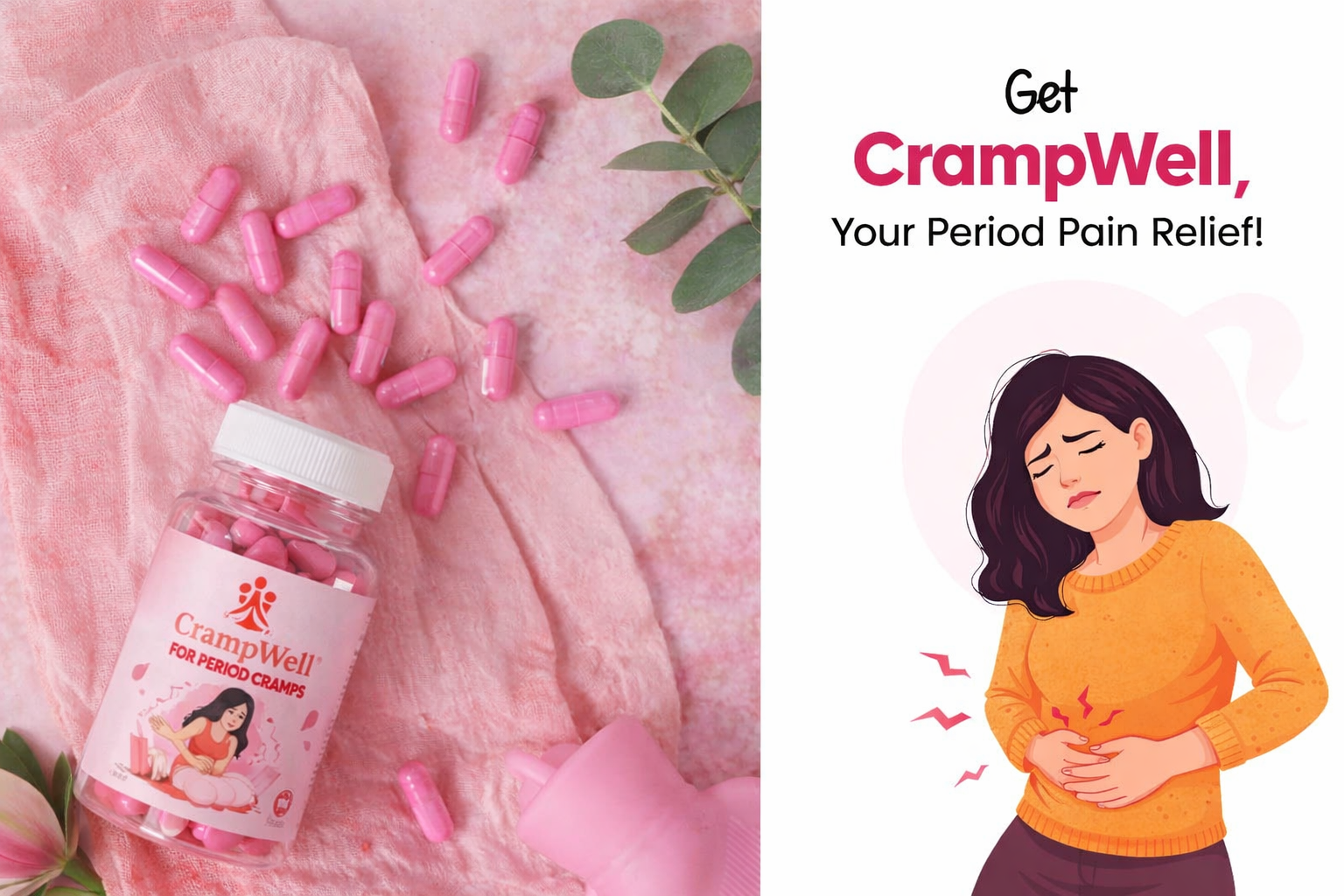 Because period pain shouldn’t stop your day